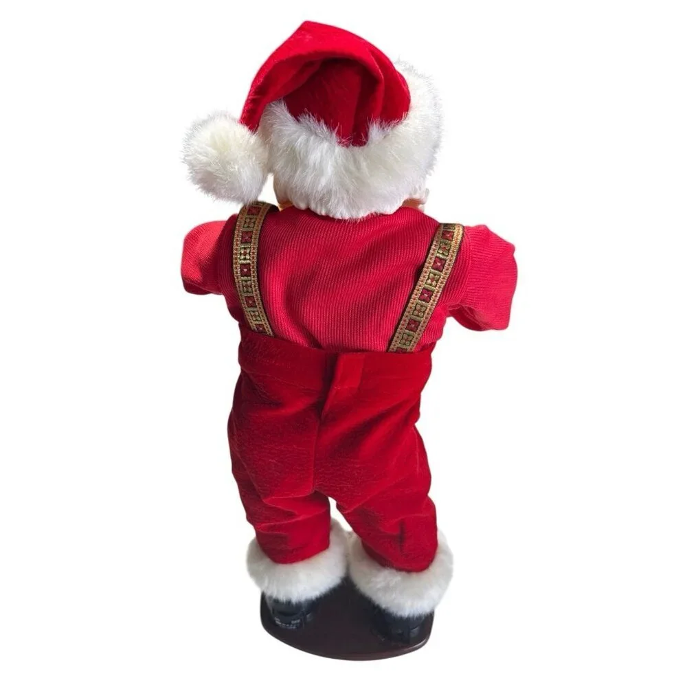 VTG Christmas Fantasy 1998 Rock Dancing Santa Animated Untested No Adapted Parts